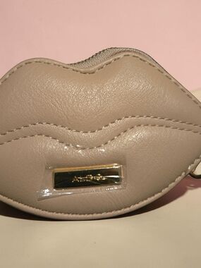 ALDO Lip-Shaped Coin  Pouch with Gold Accent